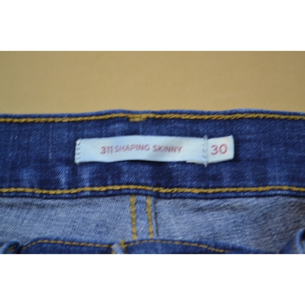 Levi's 311 Shaping Skinny Jeans Ladies Size 30 1497 - Picture 4 of 10